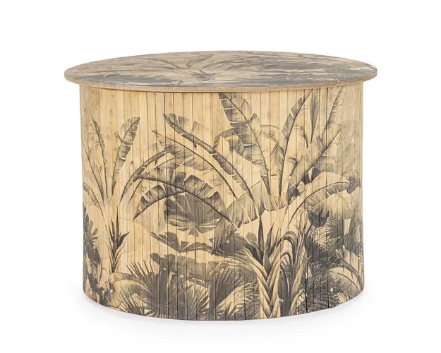 Masuta de cafea Nariko, Bizzotto, 58x40 cm, bambus/MDF, multicolor