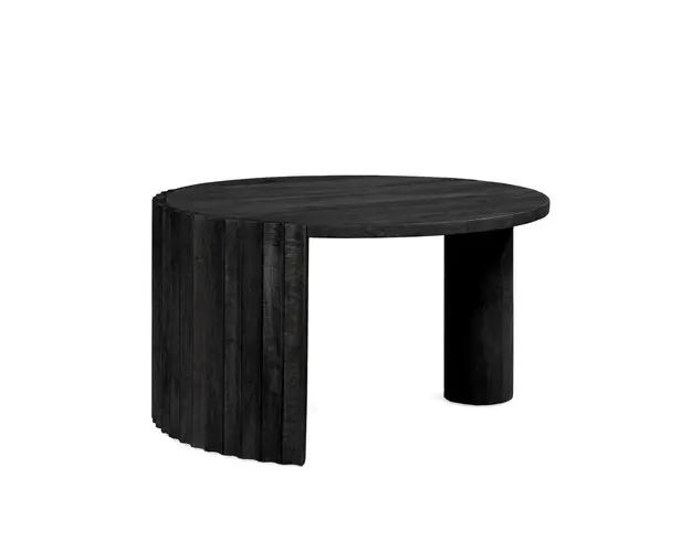 Masuta de cafea Orissa, Bizzotto, 80x45 cm, lemn de mango, negru