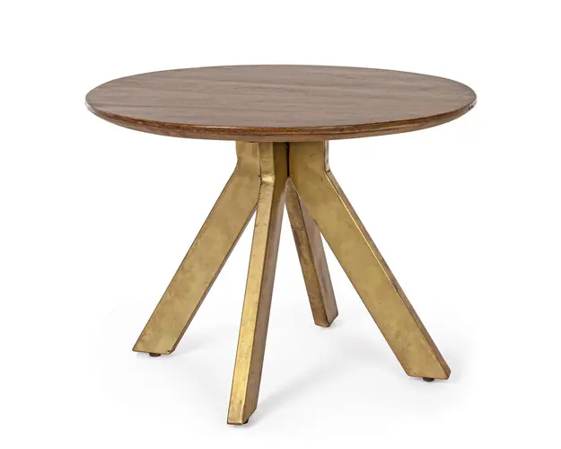 Masuta de cafea Sherman, Bizzotto, Ø60 x 45 cm, lemn de mango