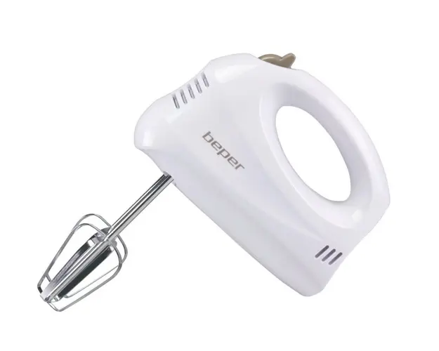 Mixer de mana Beper, 150 W, ABS/inox, alb