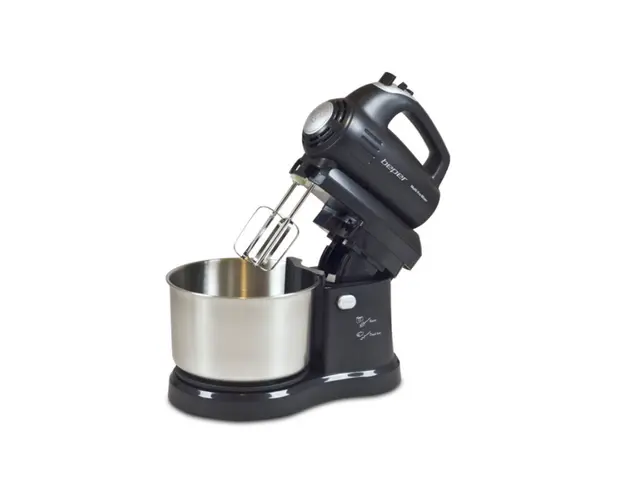 Mixer planetar cu bol rotativ 90.347, Beper, 6 trepte de viteza, cap rabatabil, 300 W