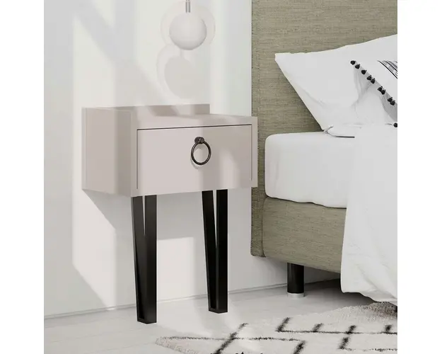 Noptiera, Decortie, Sponge, 40x51x24 cm, Mocha