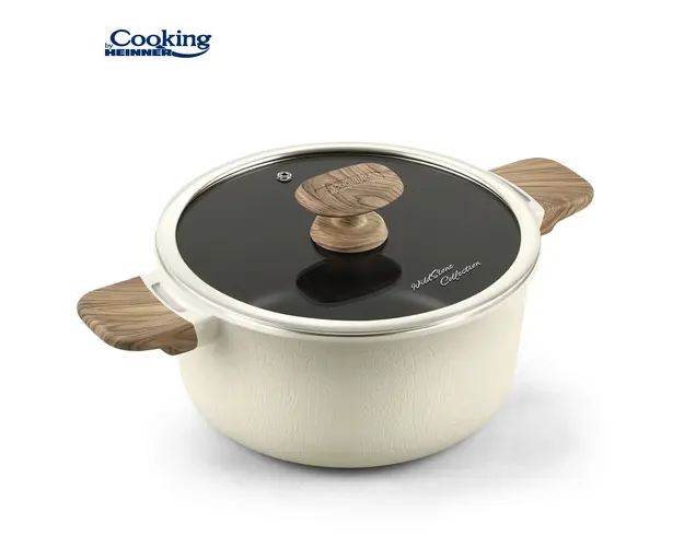 Oala cu capac Cooking by Heinner, Wild Stone, 24x12 cm, 4.7 L, aluminiu, multicolor