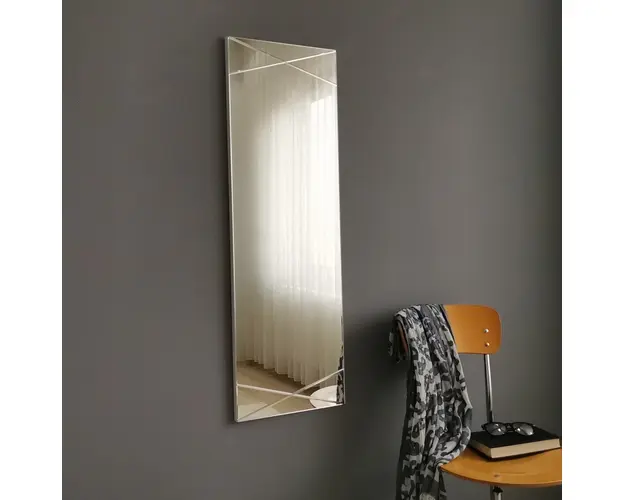 Oglinda decorativa A321D, Neostill, 35 x 105 cm, argintiu