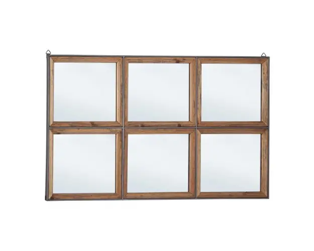 Oglinda decorativa, Border, Bizzotto, 92.5x52.5 cm, otel/sticla