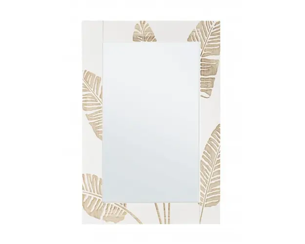 Oglinda decorativa, Folium, Bizzotto, 54x76 cm, lemn de paulownia/MDF