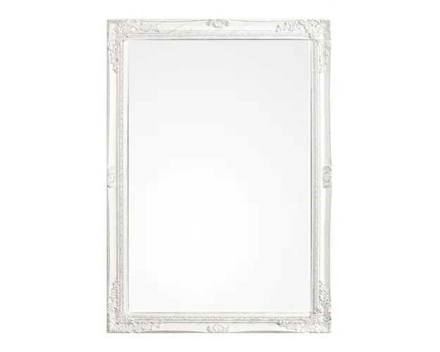 Oglinda decorativa, Miro, Bizzotto, 72x102 cm, lemn de paulownia, alb