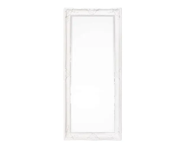 Oglinda decorativa Miro, Bizzotto, 80 x 180 cm, lemn de molid, crem