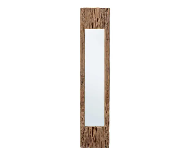 Oglinda decorativa Rafter, Bizzotto, 25 x 120 cm, lemn reciclat