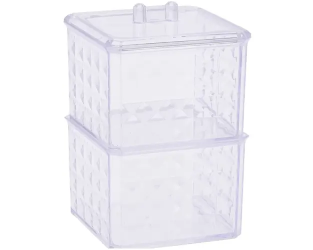 Organizator cosmetice Make-up, 9x9x13.5 cm, polistiren