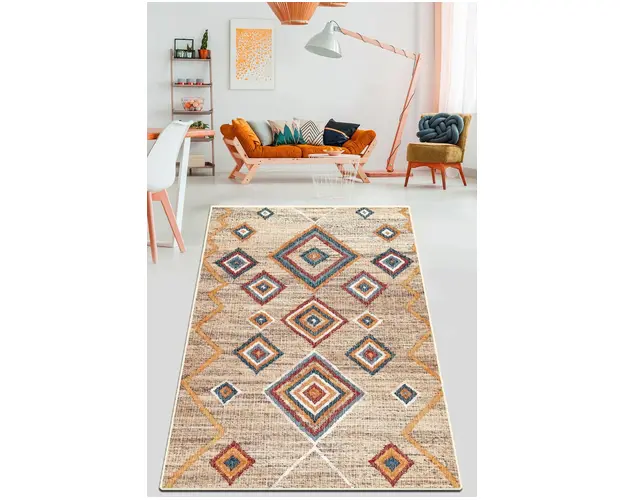 Covor, Orden Antiguo , 120x160 cm, 70% bumbac;30% poliester, Multicolor