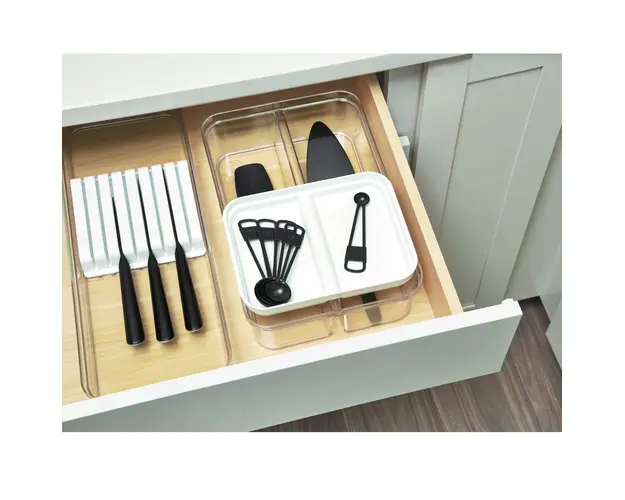 Organizator pentru dulap bucatarie Crisp, iDesign, 30.5x20.5x7.6 cm