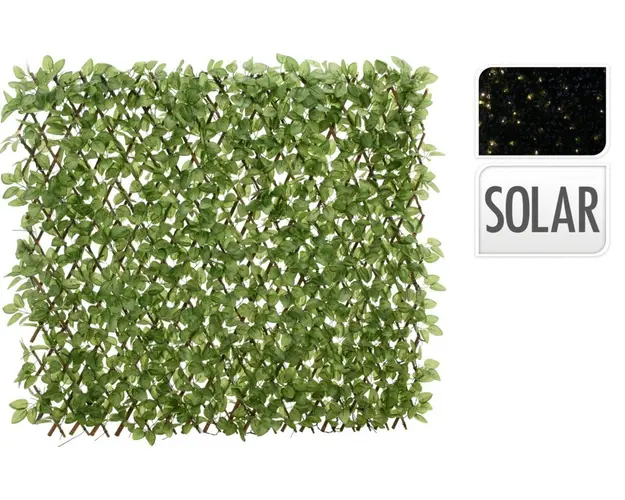 Panou artificial cu led-uri Ivy, 180x90 cm, poliester