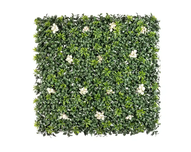 Panou verde artificial / gradina verticala artificiala Synthetic Wall W-Flowers, Bizzotto, 100x100 cm, verde