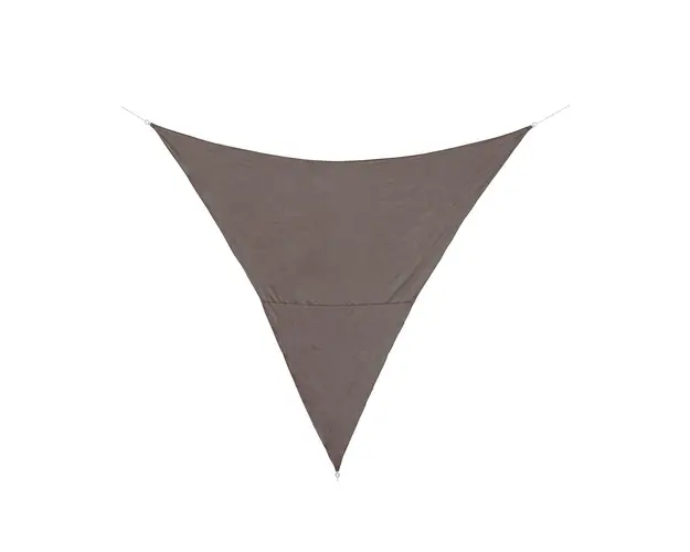 Parasolar triunghiular Sunshade, Bizzotto, 360 x 360 cm, poliester, grej
