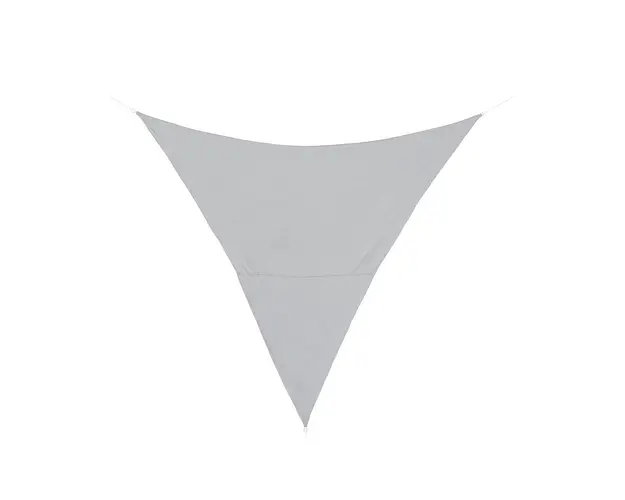 Parasolar triunghiular Sunshade, Bizzotto, 360 x 360 cm, poliester, gri