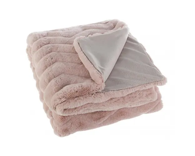 Patura, Chantel, Bizzotto, 120x150 cm, poliester, roz