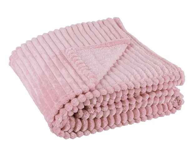 Patura Rachele, Bizzotto, 150x200 cm, 100% poliester, roz