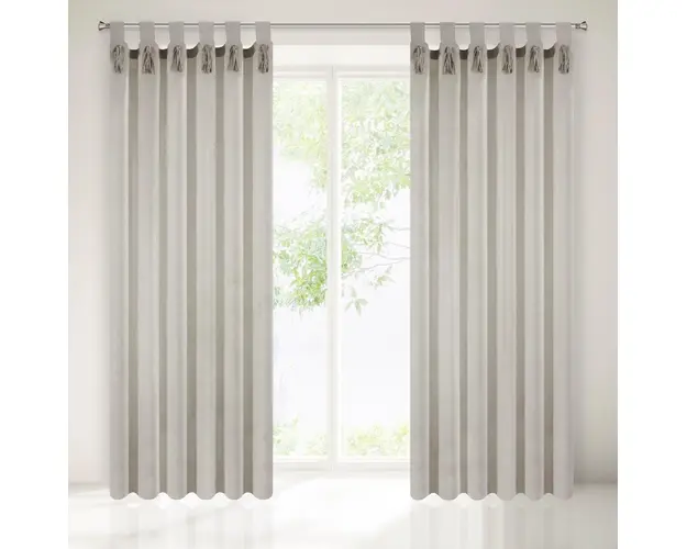 Perdea Eurofirany, Jasmine, 140x250 cm, poliester, gri