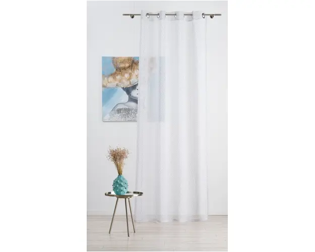 Perdea Mendola Interior, Sky, 140x245 cm, poliester, gri