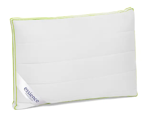 Perna 50x70 cm, Essience Premium Collection, husa satin bambus; umplutura fulgi memory si nanofibra extrafina; suport orto-cervical