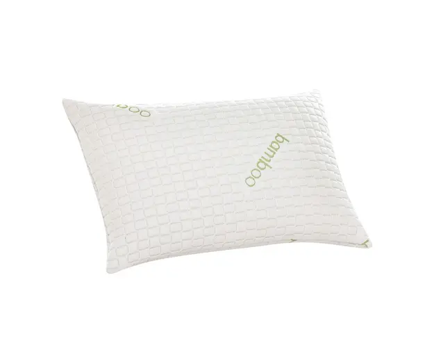Perna 50x70 cm, Essience Premium Collection, husa tricot bambus; umplutura fulgi memory si nanofibra extrafina; suport orto-cervical