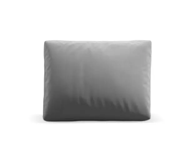 Perna decorativa, Camden, Cosmopolitan Design, 40x60x11 cm, catifea, gri deschis