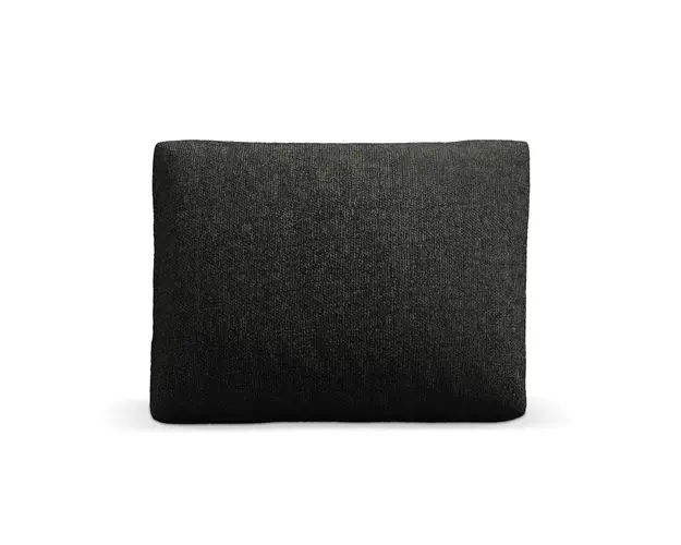 Perna decorativa, Camden, Cosmopolitan Design, 40x60x11 cm, tesatura chenille, negru