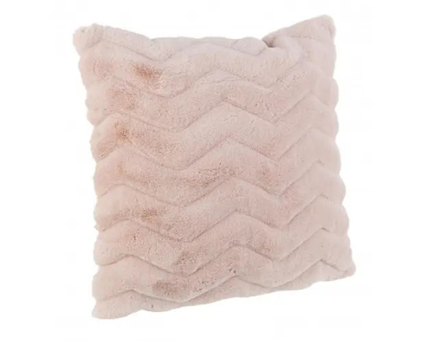 Perna decorativa, Chantal, Bizzotto, 45x45 cm, catifea, roz