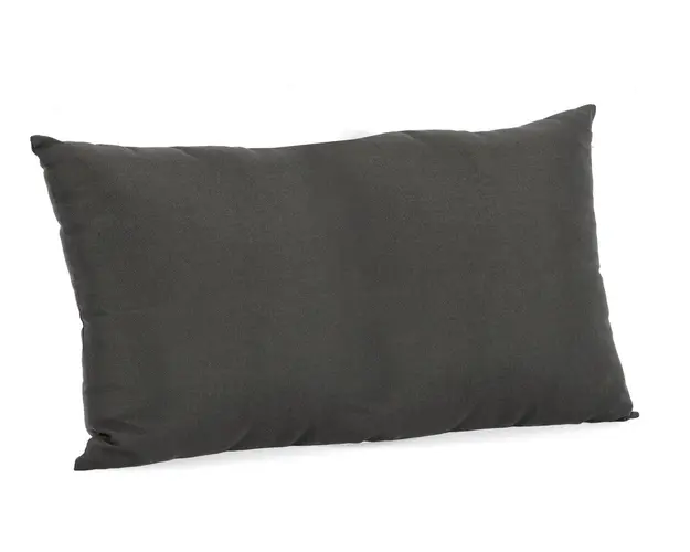 Perna decorativa Outdoor, Bizzotto, 30 x 50 cm, ofelina rezistenta la apa, gri carbune