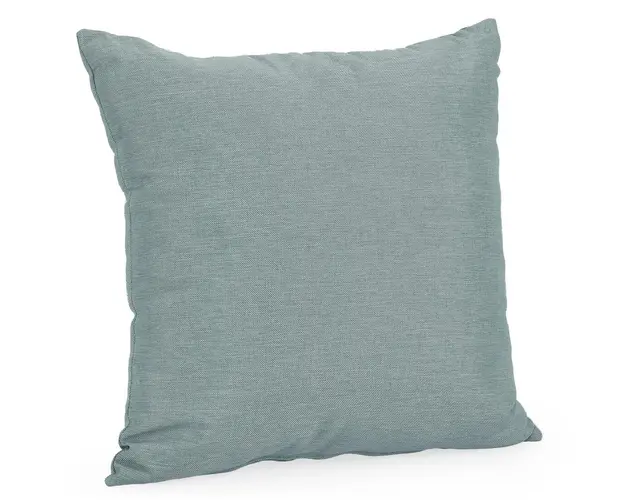 Perna decorativa Outdoor, Bizzotto, 50 x 50 cm, ofelina rezistenta la apa, albastru aqua