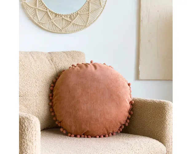 Perna decorativa Eslov, Homla, 40 cm, poliester, somon