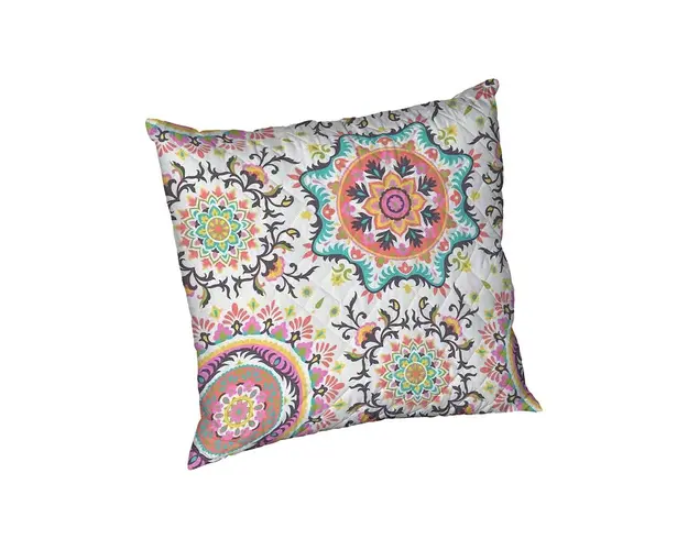 Perna Kantha, microfibra matlasata Alcam, 70X70 cm