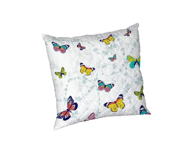 Perna Papillons, microfibra matlasata Alcam, 70x70 cm