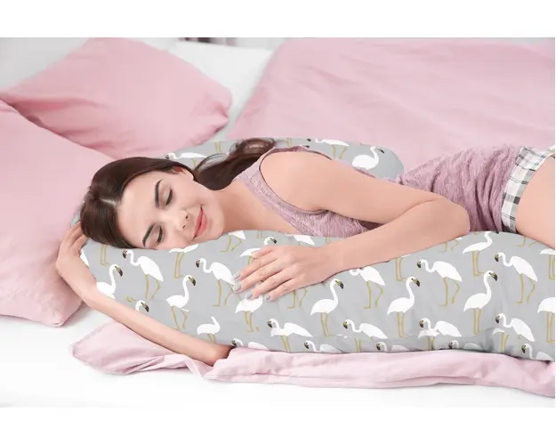 Perna pentru gravide si alaptat, Flamingo Grey