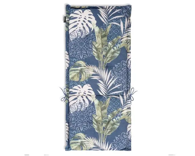Perna pentru scaun Reva Blue, 120x50x5 cm, bumbac/poliester, albastru