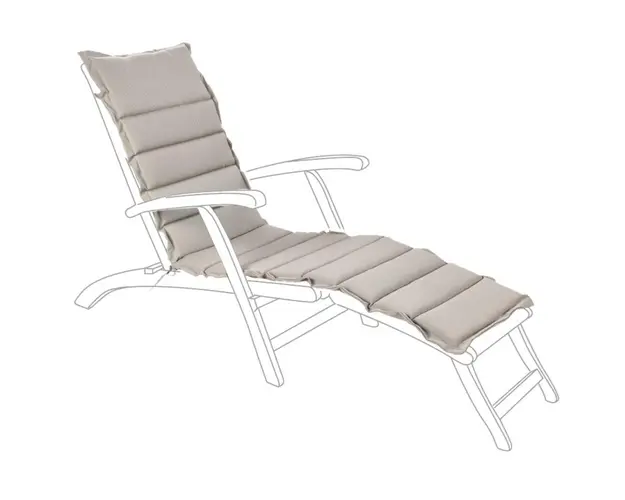 Perna pentru sezlong Poly230, Bizzotto, 50 x 176 cm, poliester, bej