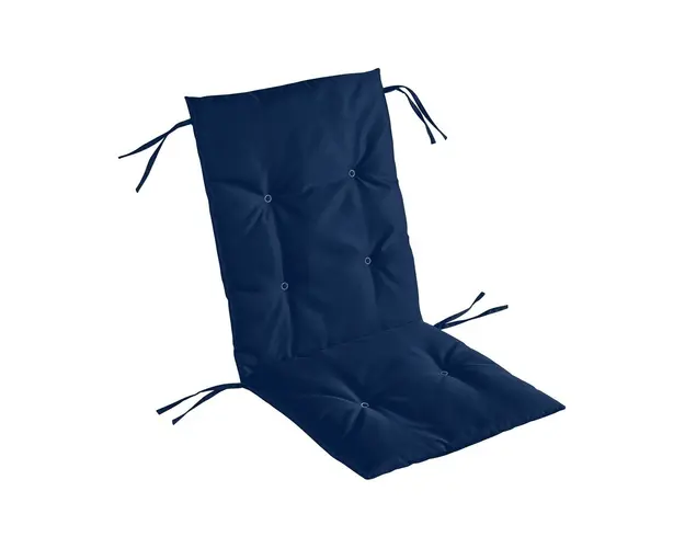 Perna scaun cu spatar Alcam, Midsummer, 105x48x3 cm, material impermeabil, Albastru