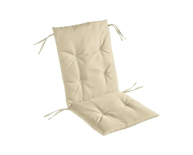 Perna scaun cu spatar Alcam, Midsummer, 105x48x3 cm, material impermeabil, Bej