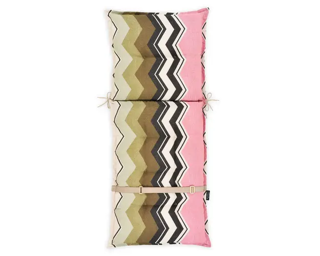 Perna scaun cu spatar inalt Chris Pink, 120x50x5 cm, poliester, roz