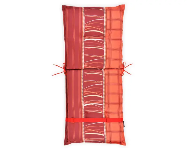 Perna scaun Lines Brick, 100x50x5 cm, poliester, rosu