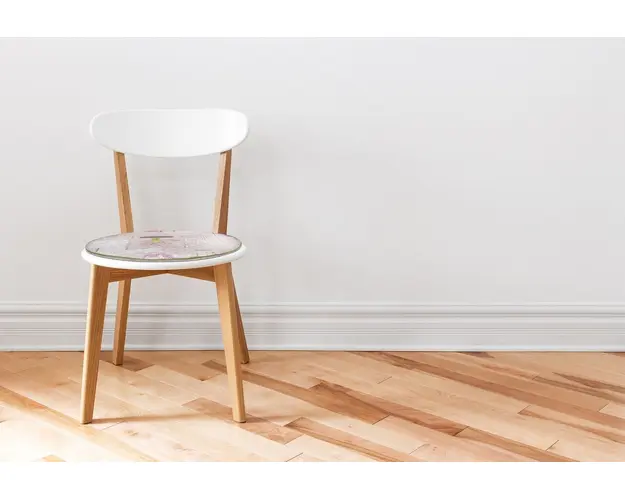 Perna scaun matlasata, Alcam, Lavanda Ø36 cm