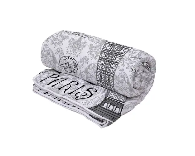 Pilota Alcam Paris microfibra matlasata, 200x220 cm, 250g/mp