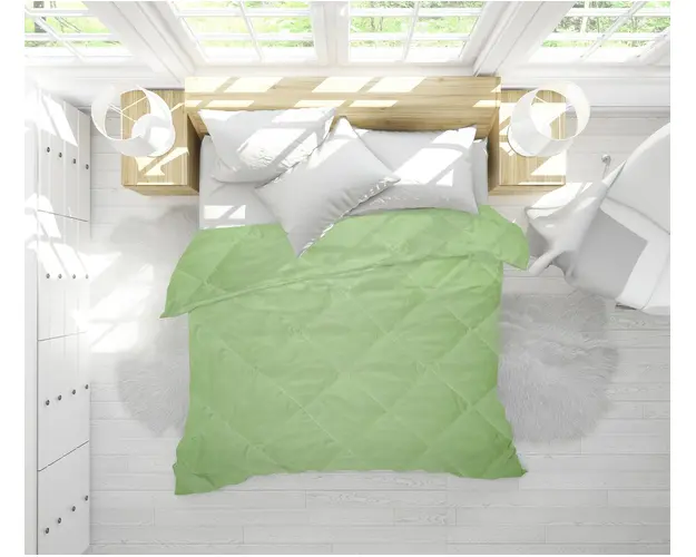 Pilota calduroasa matlasata, mix lana cu fibra sintetica, 350gr/mp, 200x220 cm, polibamboo