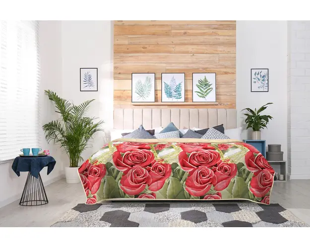 Pilota cocolino, Alcam, Red Rosa, 200x220 cm, 250g/mp