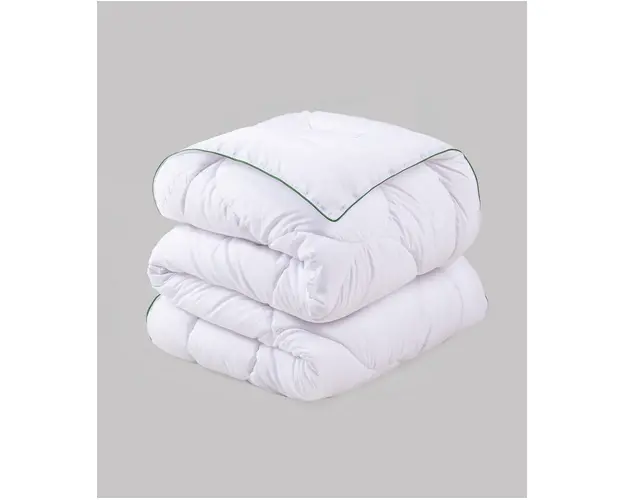 Pilota matlasata Double, 195x215 cm, 100% poliester, 300 gr/mp, Cotton Box, Aloe Vera, alb