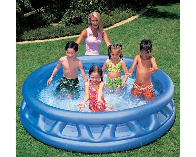Piscina gonflabila Soft Side, 188x46 cm, polivinil, albastru