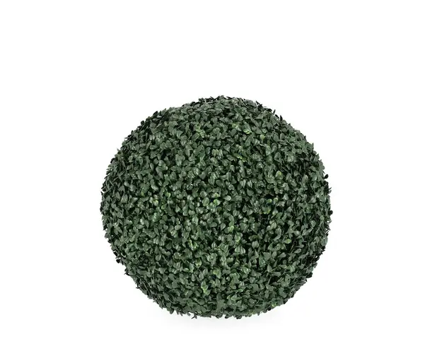 Planta artificiala in forma de sfera Synthetic, Bizzotto, D38 cm, polietilena, rezistenta la soare, verde