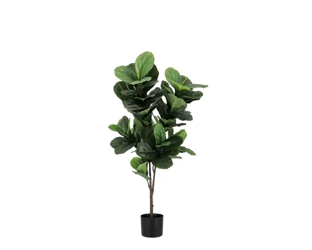 Planta artificiala in ghiveci Ficus, Bizzotto, 55 x 45 x 120 cm, 72 de frunze, verde