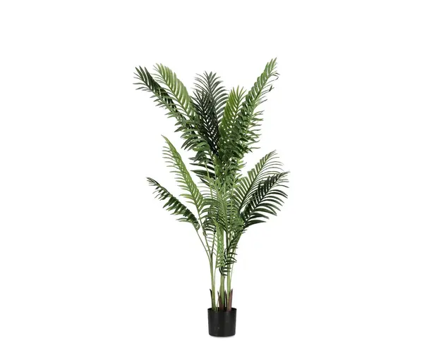 Planta artificiala in ghiveci Kenzia, Bizzotto, Ø 110 x 160 cm, 17 frunze, verde